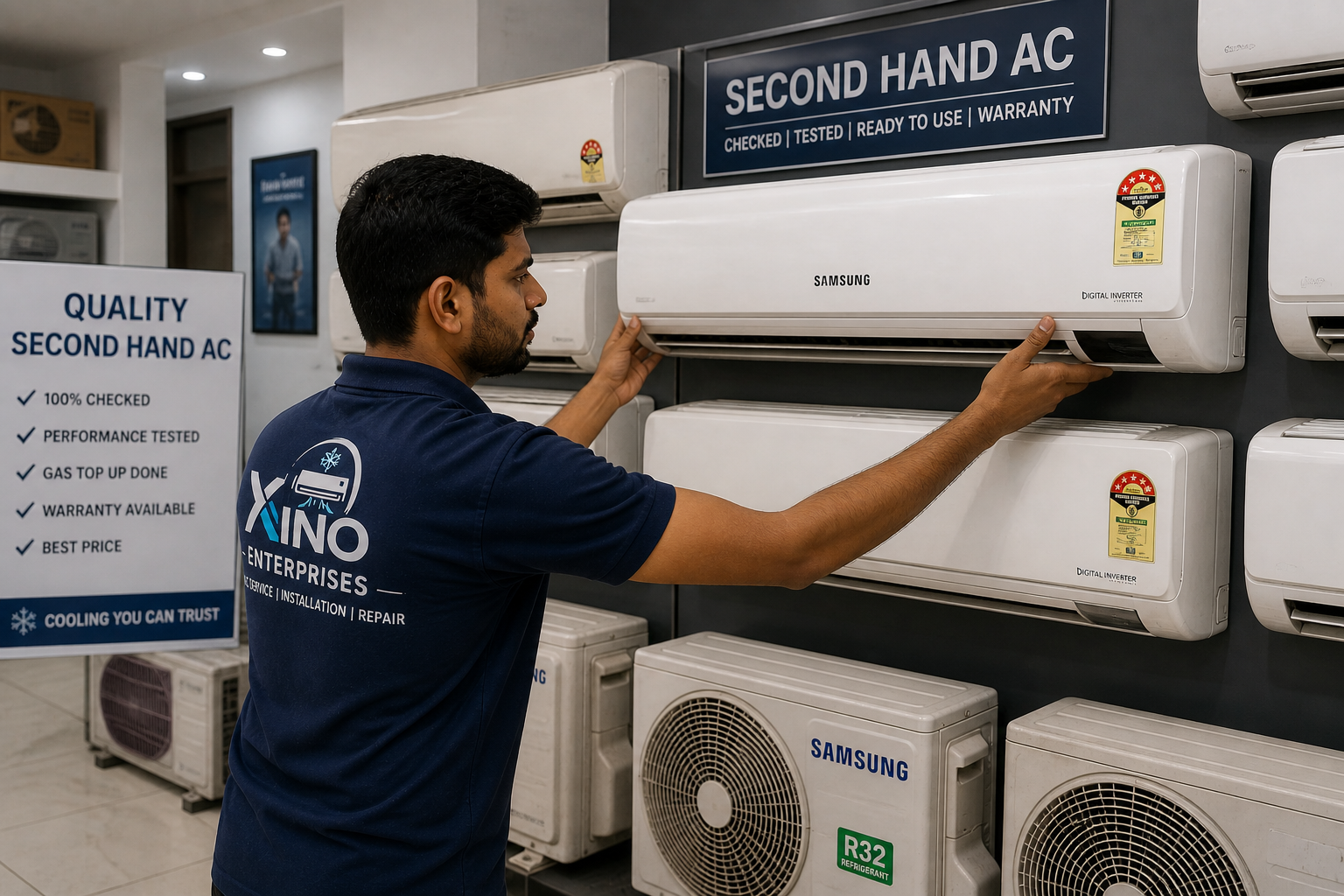 Second hand AC stock lineup